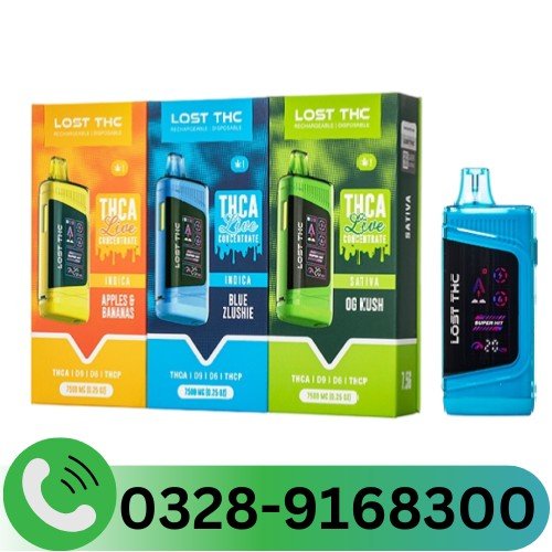 LOST THC V3 THCA Live Concentrate Disposable 7.5G In Pakistan
